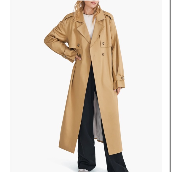 The Charles Tie Waist Double Breasted Trench Coat
Favorite Daughter - Picture 2 of 12